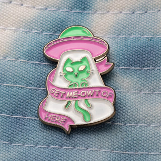 Kitty Abduction Pin