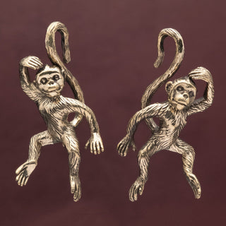 Monkey Brass Ear Weights Hangers