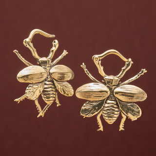 Bug Brass Hangers with Clasp