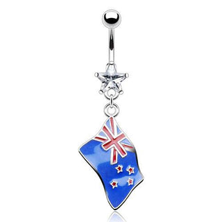 National Flag Belly Ring *Clearance*