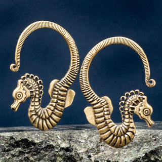 Brass and Zinc Alloy Seahorse Hangers