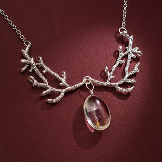 Dandelion Pendant Necklace