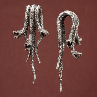 Triple Snake White Brass Hangers