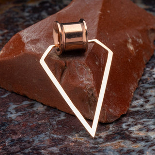 Rose Gold Diamond Shaped Steel Hangers