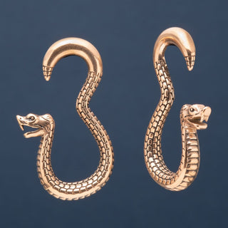 Rose Gold Stainless Steel Snake Hangers