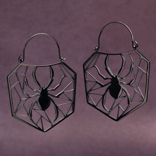 Black Stainless Steel Spider and Web Hangers