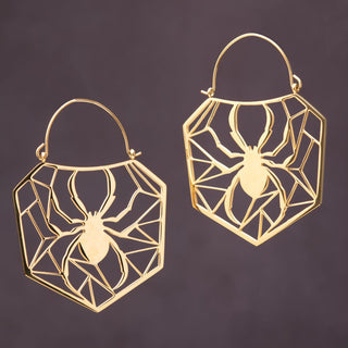 Gold Stainless Steel Spider and Web Hangers