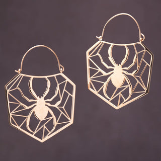 Rose Gold Stainless Steel Spider and Web Hangers