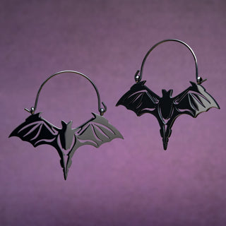 Black Stainless Steel Bat Hangers