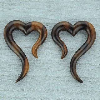 Heart Shaped Narra Wood Hangers