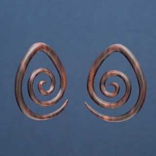 Spiral Shaped Narra Wood Hangers