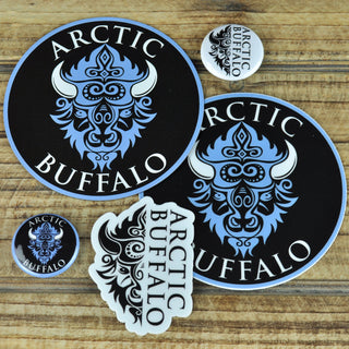 Arctic Buffalo Sticker, Button, and Magnet Bundle