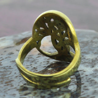 Tree of Life Brass Ring